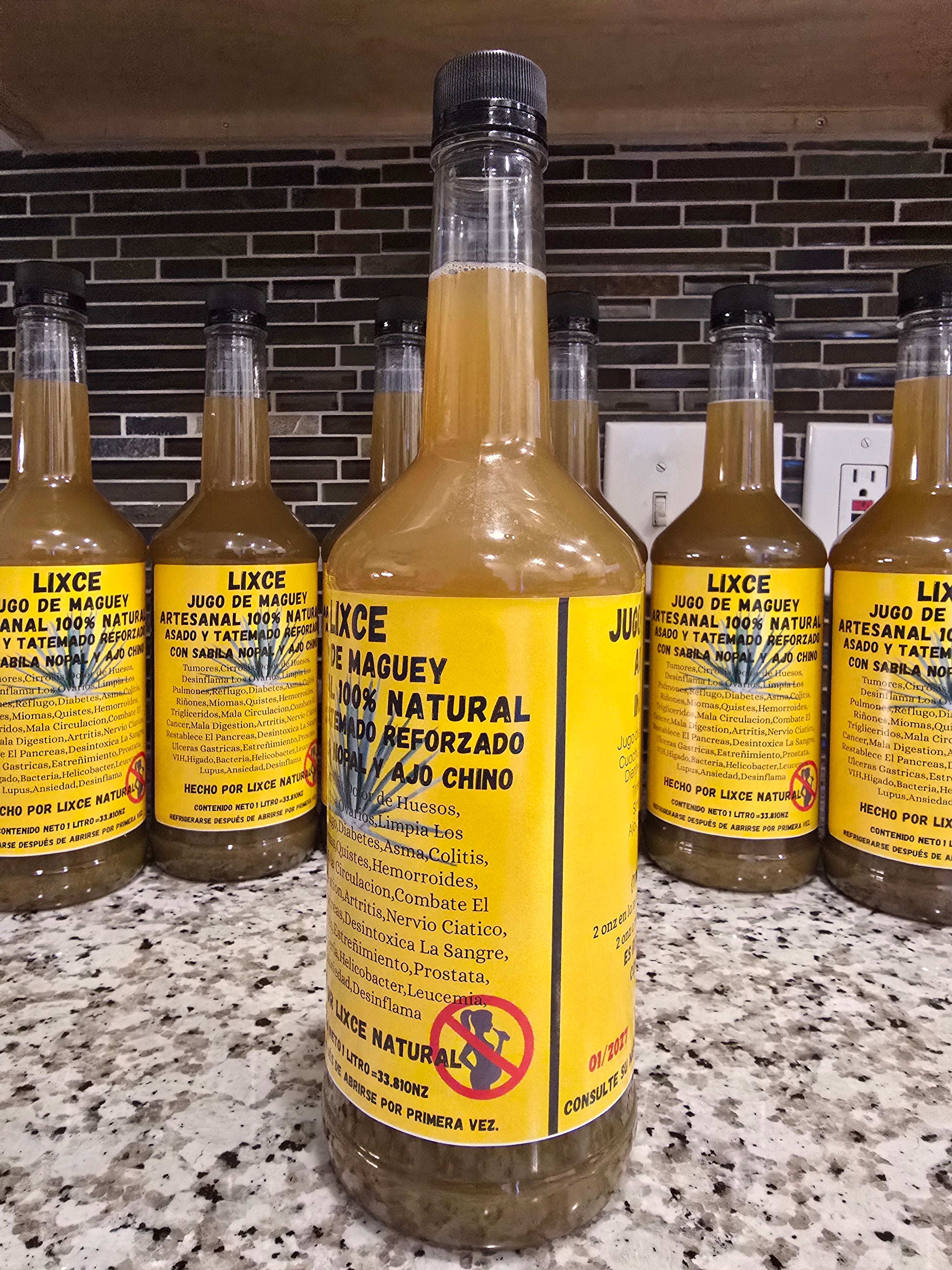 LIXCE JUGO DEL MAGUEY ARTESANAL 100% NATURAL