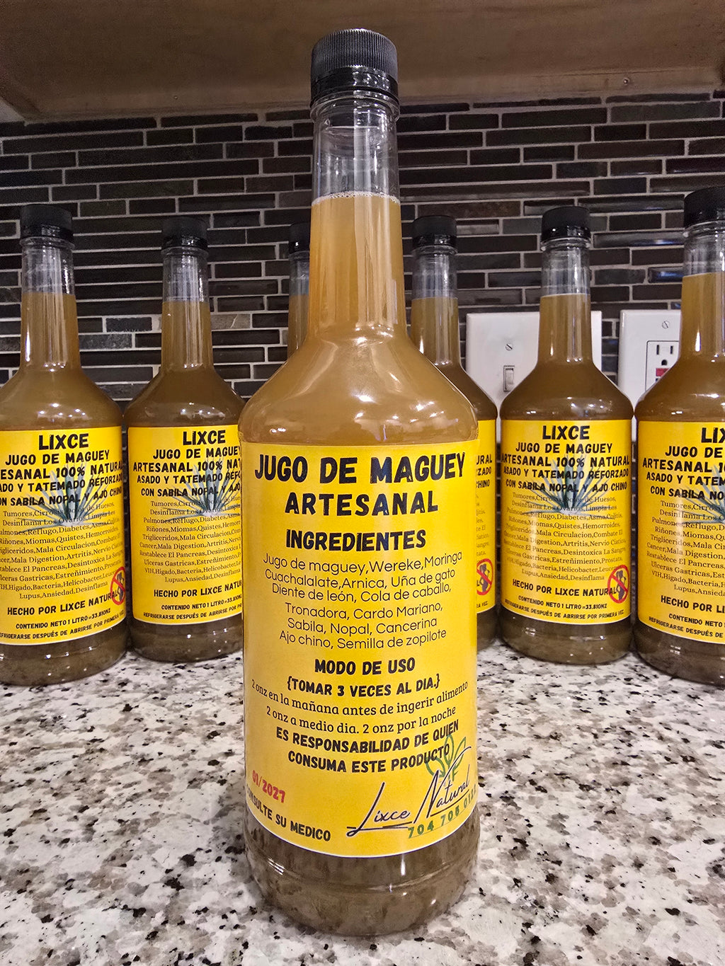 LIXCE JUGO DEL MAGUEY ARTESANAL 100% NATURAL